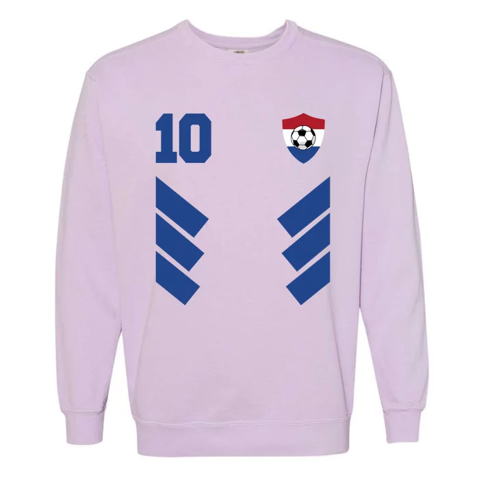 Netherlands Soccer Dutch Football 10 Garment-Dyed Sweatshirt