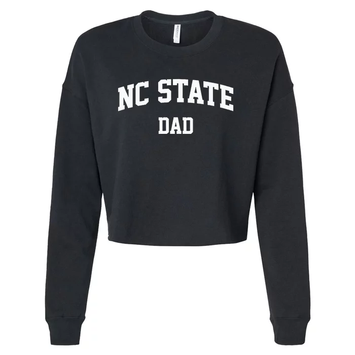 NC State Dad Athletic Arch College University Alumni Cropped Pullover Crew