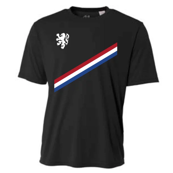 Netherlands Soccer Dutch Logo Flag Cooling Performance Crew T-Shirt