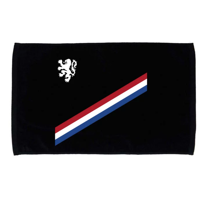 Netherlands Soccer Dutch Logo Flag Microfiber Hand Towel