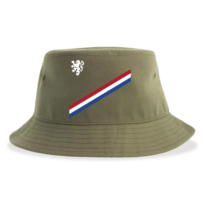 Netherlands Soccer Dutch Logo Flag Sustainable Bucket Hat