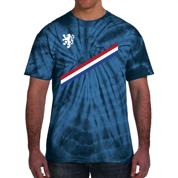 Netherlands Soccer Dutch Logo Flag Tie-Dye T-Shirt