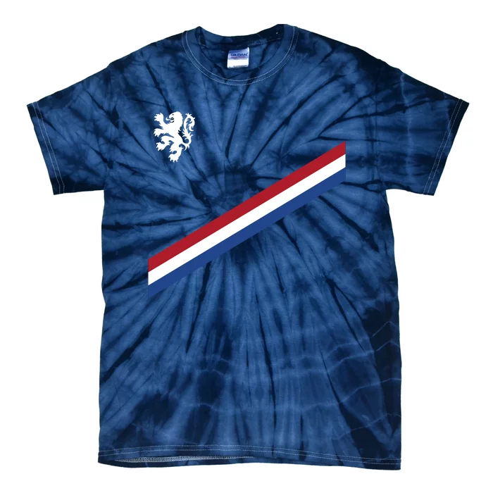 Netherlands Soccer Dutch Logo Flag Tie-Dye T-Shirt