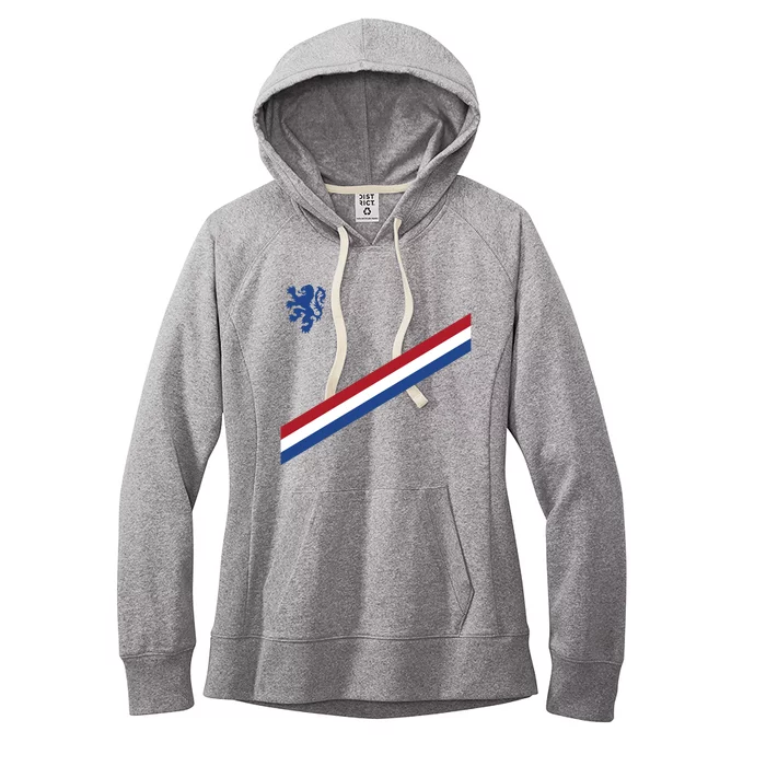 Netherlands Soccer Dutch Logo Flag Women's Fleece Hoodie