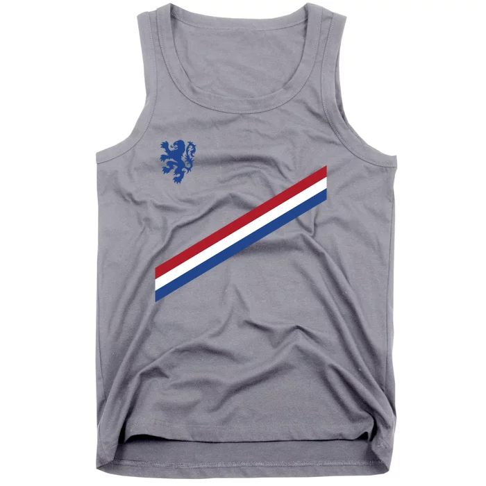 Netherlands Soccer Dutch Logo Flag Tank Top