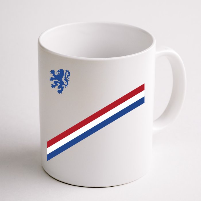 Netherlands Soccer Dutch Logo Flag Front & Back Coffee Mug