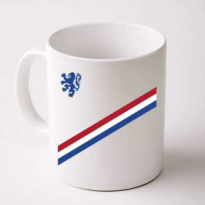 Netherlands Soccer Dutch Logo Flag Front & Back Coffee Mug