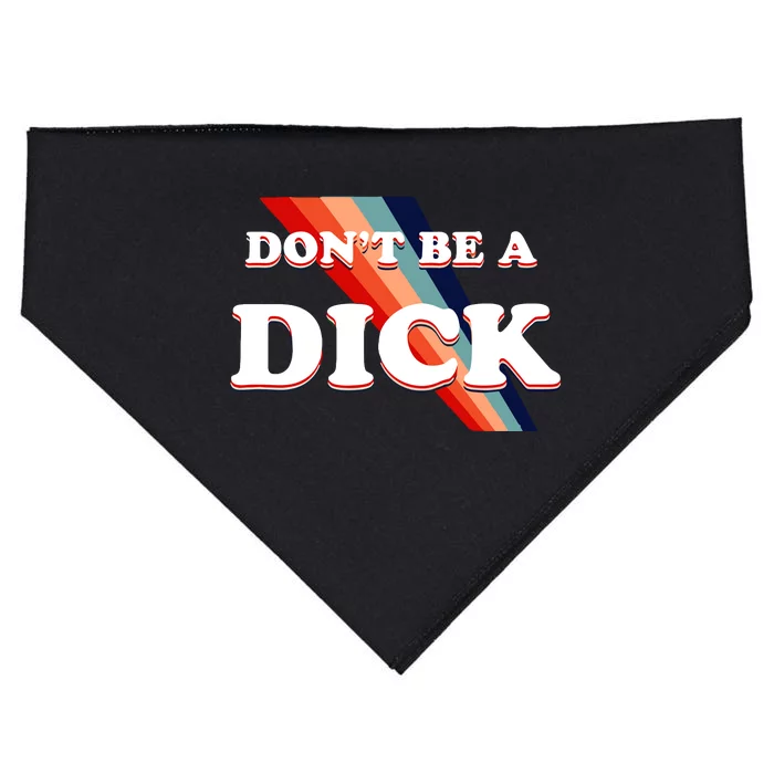 Nicole Shanahan DonT Be A Dick Lightweight USA-Made Doggie Bandana