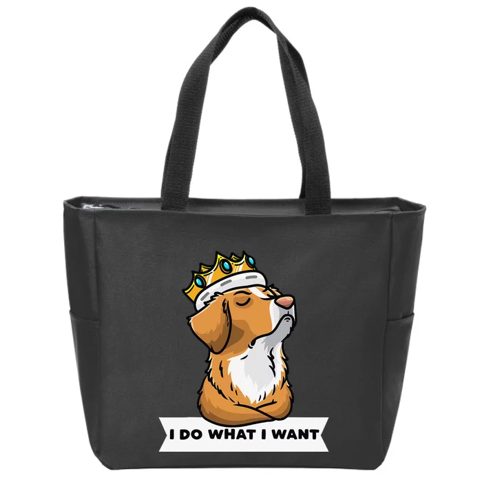 Nova Scotia Duck Tolling Retriever Dog Zip Tote Bag