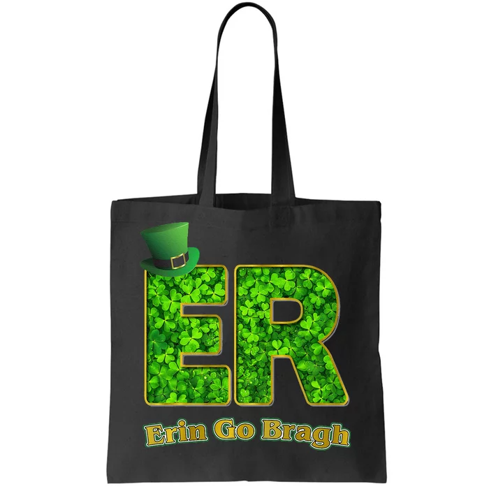 Nurses Shamrock ER St. Patrick's Day Tote Bag