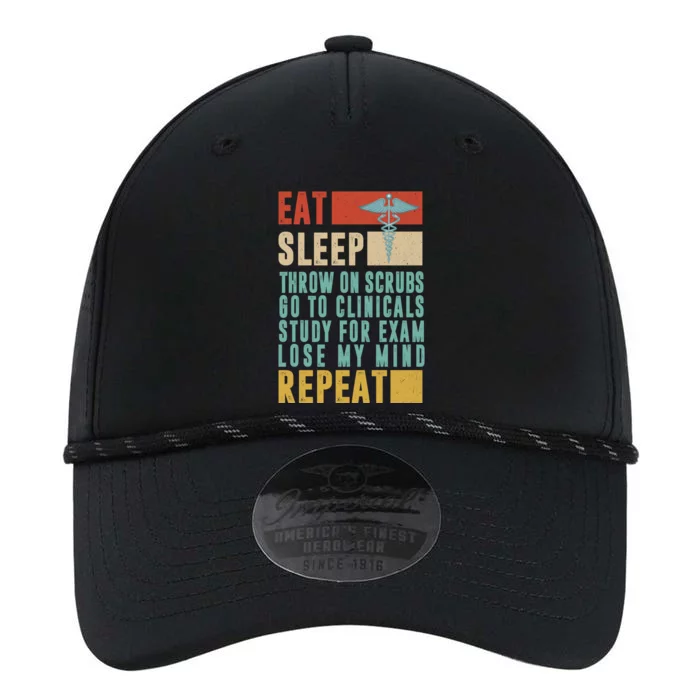 Nursing Student Eat Sleep Lose My Mind Repeat Life Of Nurses Great Gift Performance The Dyno Cap