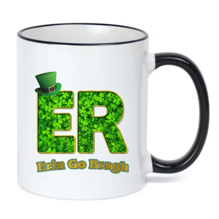 Nurses Shamrock ER St. Patrick's Day Black Color Changing Mug