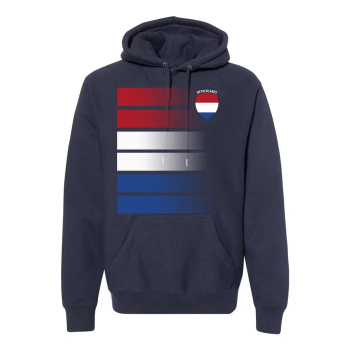 Netherlands Soccer Fan Team Jersey Premium Hoodie