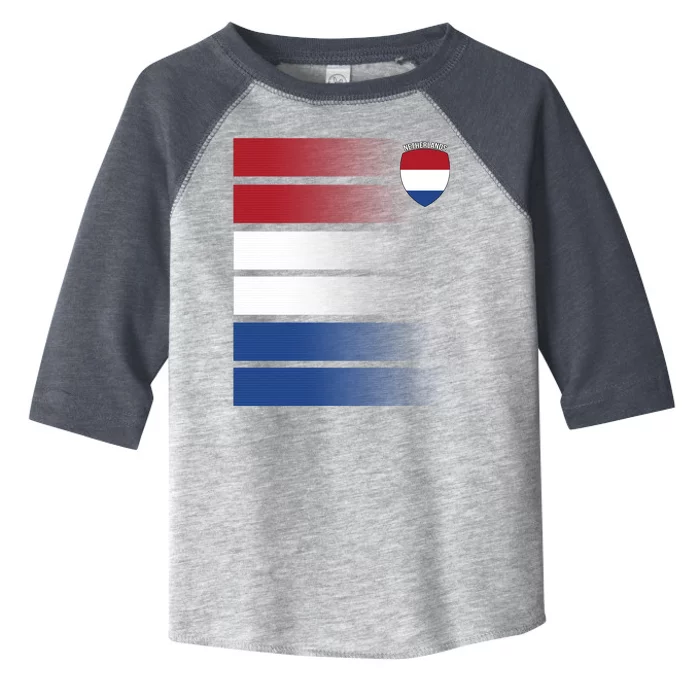 Netherlands Soccer Fan Team Jersey Toddler Fine Jersey T-Shirt