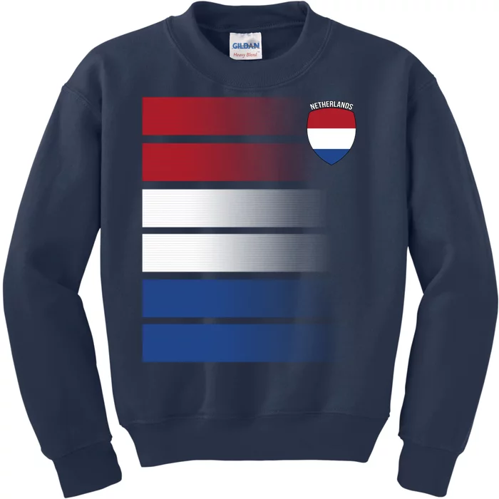 Netherlands Soccer Fan Team Jersey Kids Sweatshirt