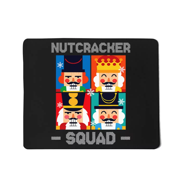 Nutcracker Squad Funny Christmas Holiday Mousepad