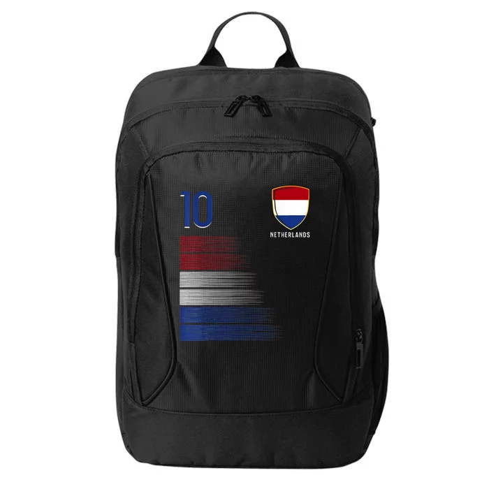 Netherlands Soccer Fans Jersey Dutch Flag Football Lovers City Backpack