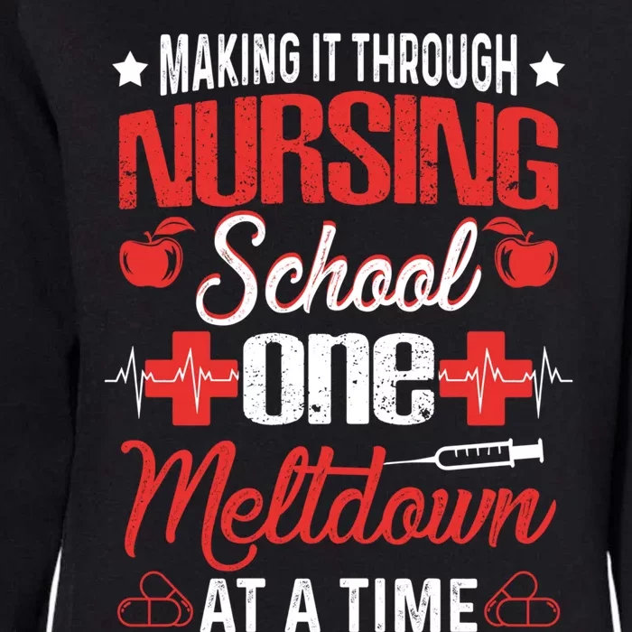 Nursing School Funny Nursing Student Nurses Day Gift Cool Gift Womens California Wash Sweatshirt