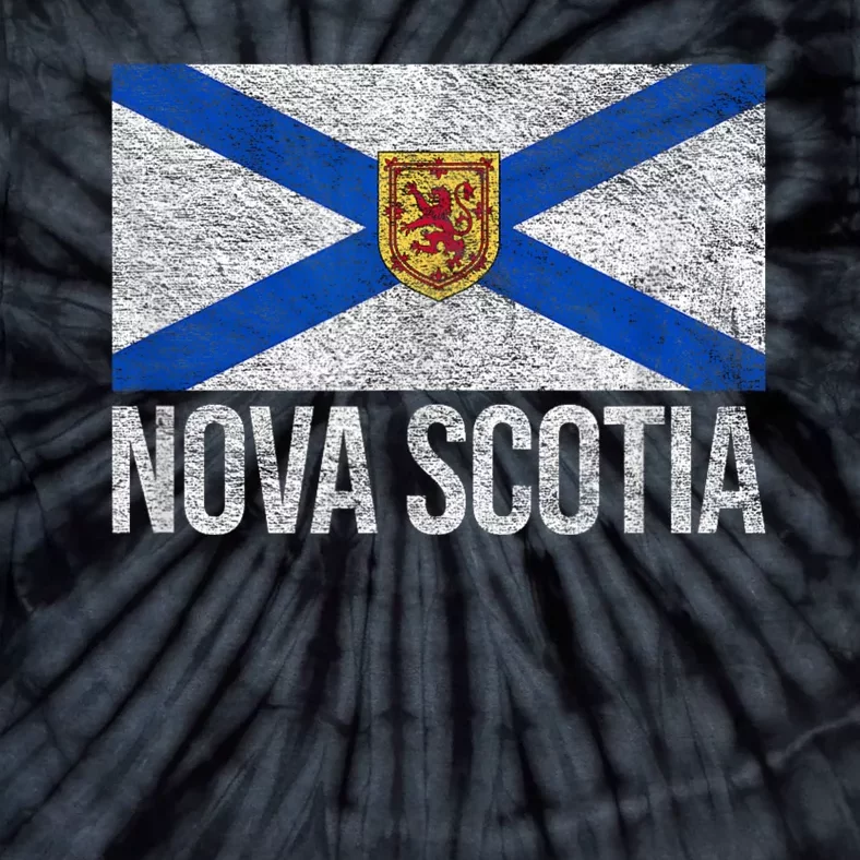 NOVA SCOTIA FLAG CANADA NEW SCOTLAND SALTIRE Tie-Dye T-Shirt