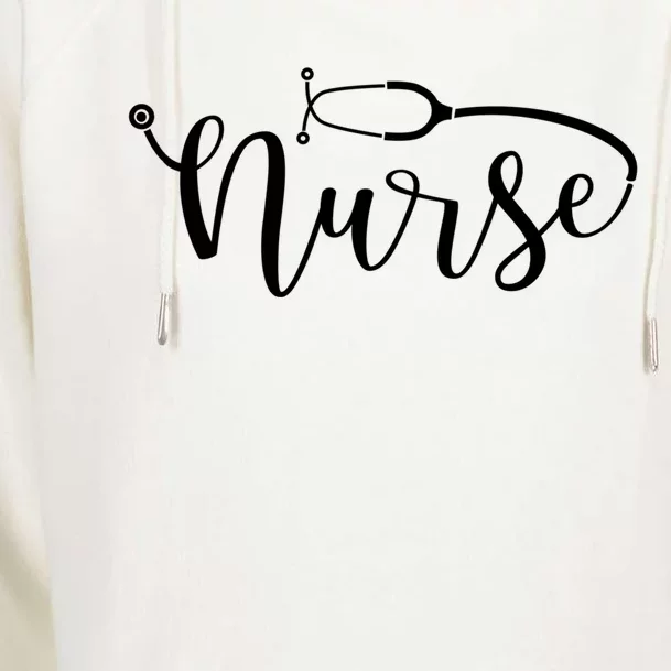 Nurse Stethoscope For Rn Er Nurse Gift Womens Funnel Neck Pullover Hood