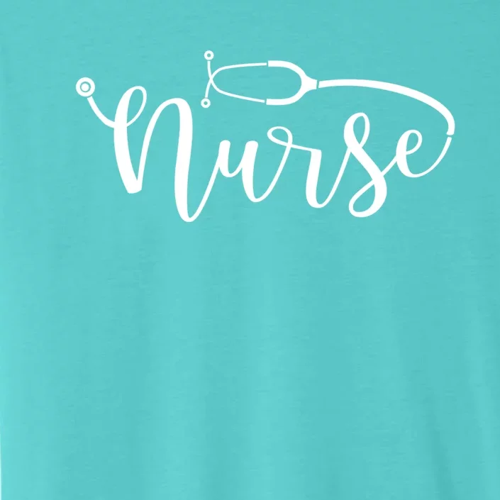 Nurse Stethoscope For Rn Er Nurse Gift ChromaSoft Performance T-Shirt