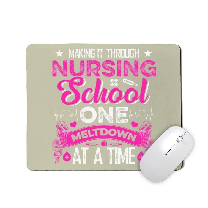 Nursing School Funny Nursing Student Nurses Day Mousepad