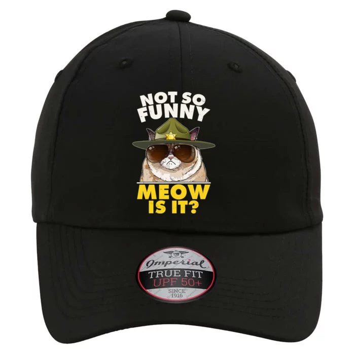 Not So Funny Meow Is It Grumpy Cat Police Trooper The Original Performance Cap