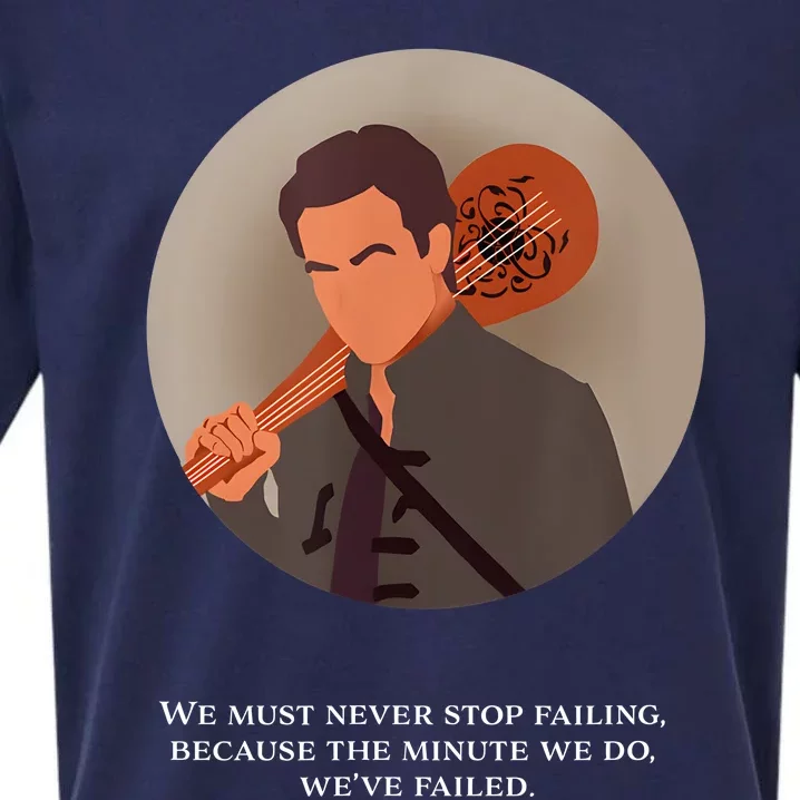 Never Stop Failing Sueded Cloud Jersey T-Shirt