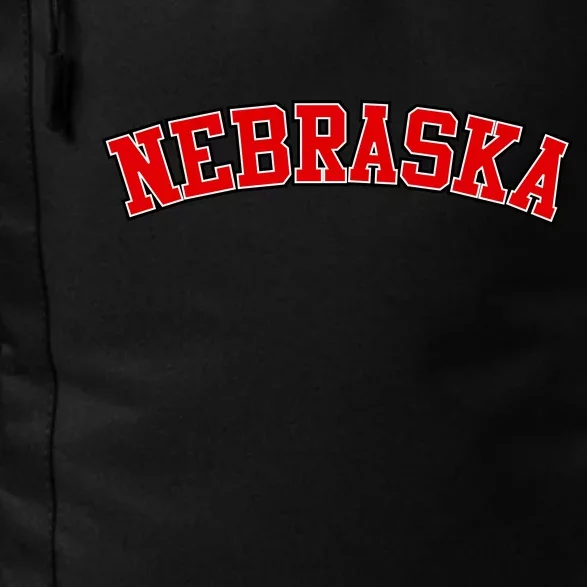 Nebraska Sports Fan Word Logo Football Daily Commute Backpack