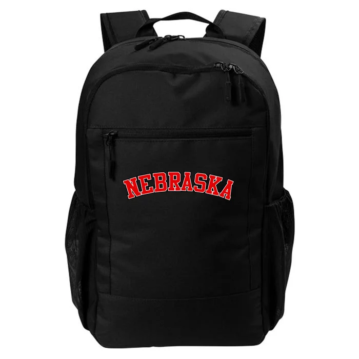 Nebraska Sports Fan Word Logo Football Daily Commute Backpack