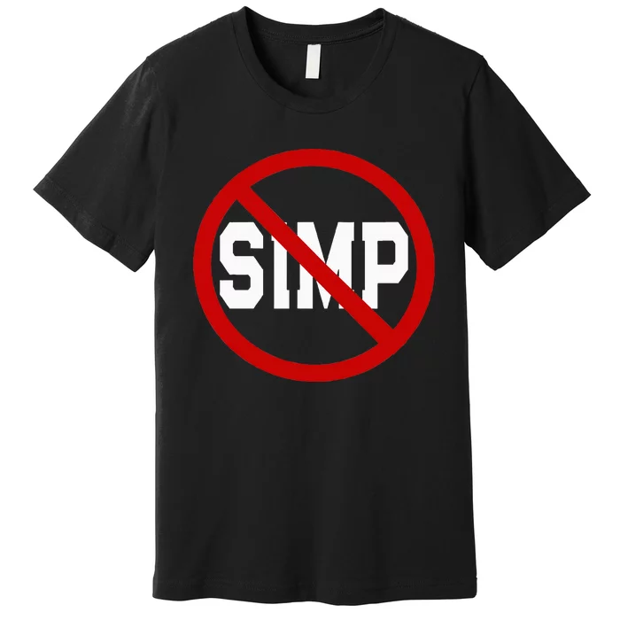 No Simps Funny Novelty Simp Simp Halloween Premium T-Shirt