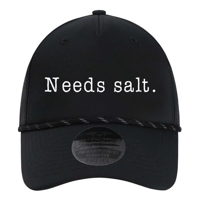 Needs Salt Gift Funny Cooking Baking Foodie Gift Performance The Dyno Cap