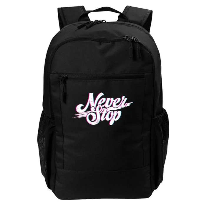 Never Stop Gym Motivation Print Daily Commute Backpack