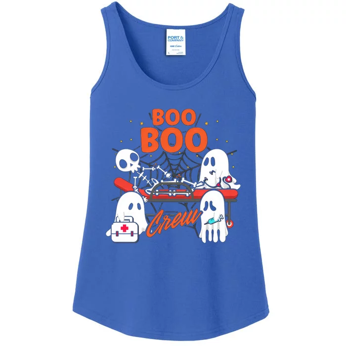 Nurse Skeleton Ghosts Halloween Design Meaningful Gift Ladies Essential Tank