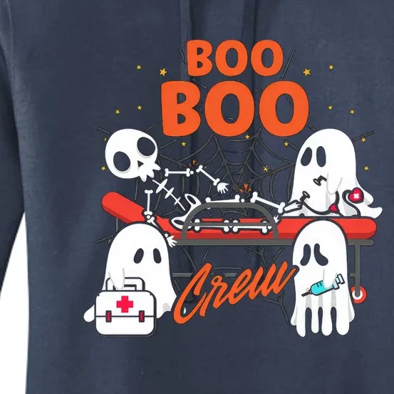 Nurse Skeleton Ghosts Halloween Design Meaningful Gift Women's Pullover Hoodie