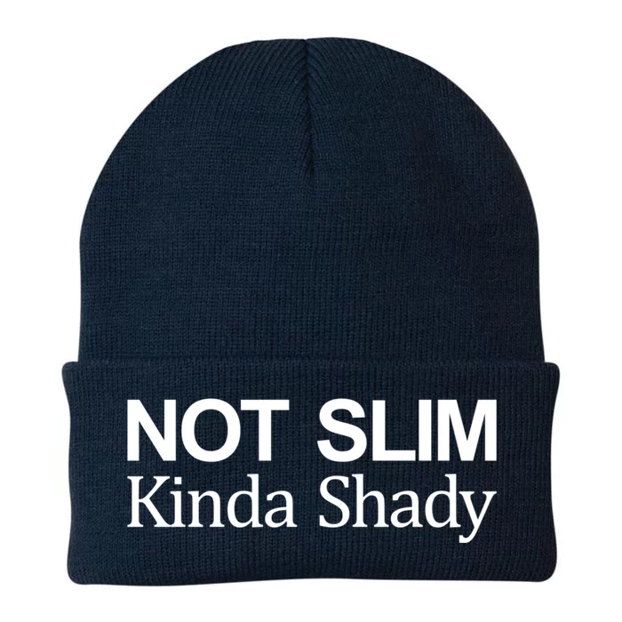 Not Slim Gift Kinda Shady Gift Knit Cap Winter Beanie