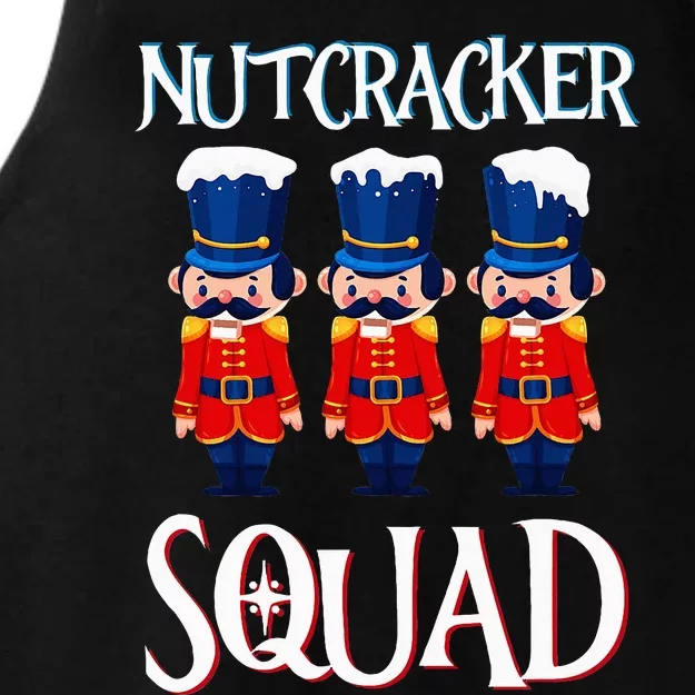 Nutcracker Squad Holiday Nutcracker Ballet Xmas Ladies Tri-Blend Wicking Tank