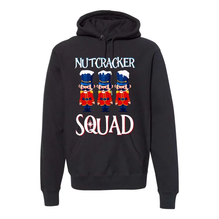 Nutcracker Squad Holiday Nutcracker Ballet Xmas Premium Hoodie