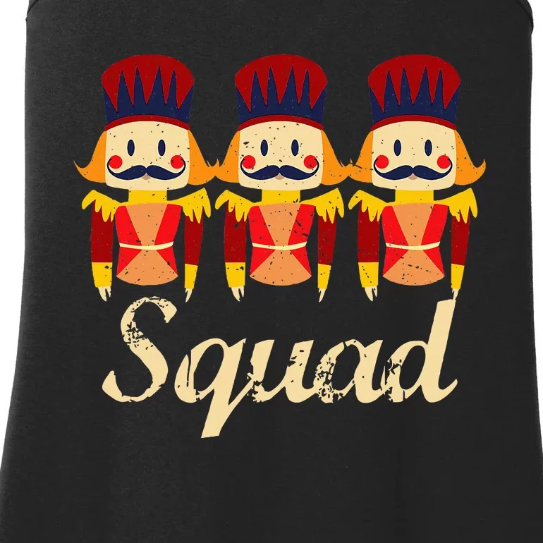 Nutcracker Squad Holiday Ballet Dance Ladies Essential Tank