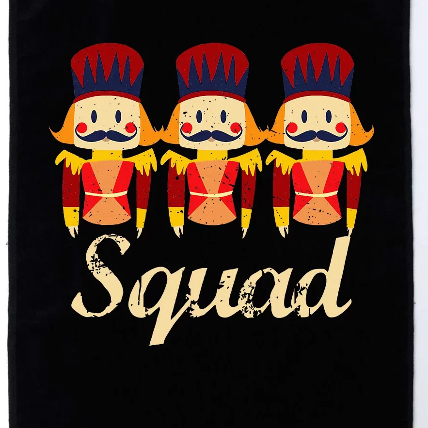 Nutcracker Squad Holiday Ballet Dance Platinum Collection Golf Towel