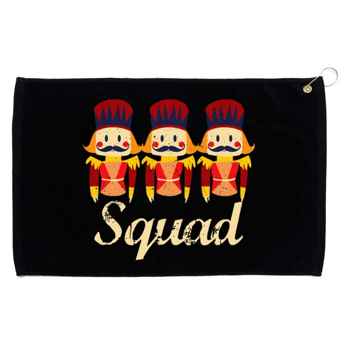 Nutcracker Squad Holiday Ballet Dance Grommeted Golf Towel