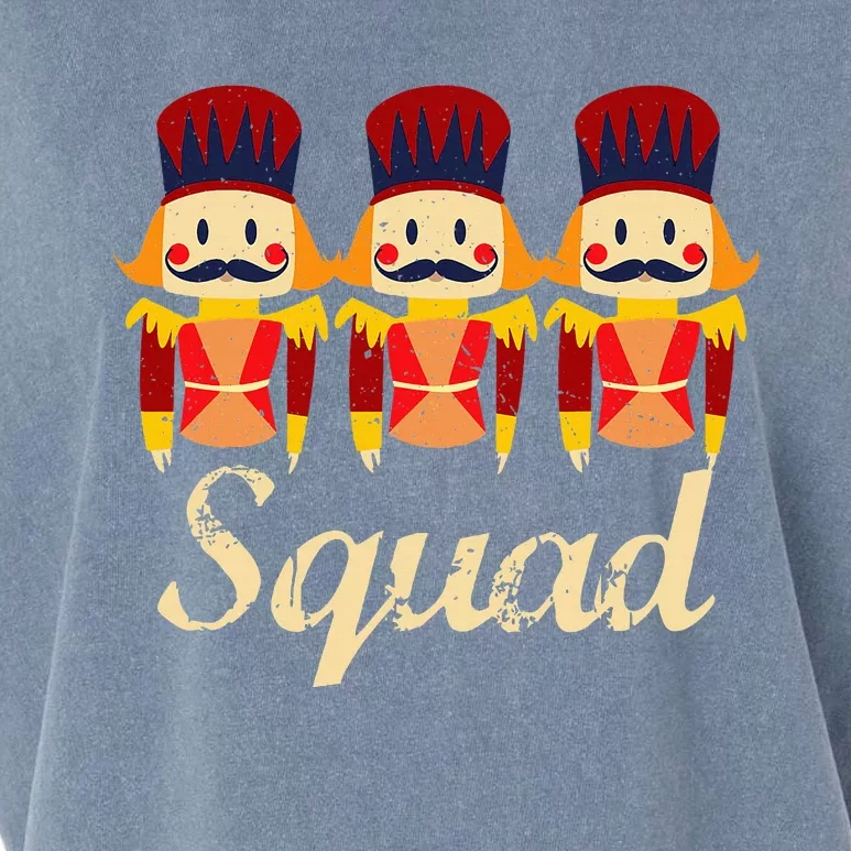 Nutcracker Squad Holiday Ballet Dance Garment-Dyed Women's Muscle Tee