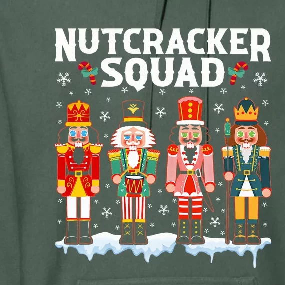 Nutcracker Squad Holiday Christmas Xmas pajama Premium Hoodie