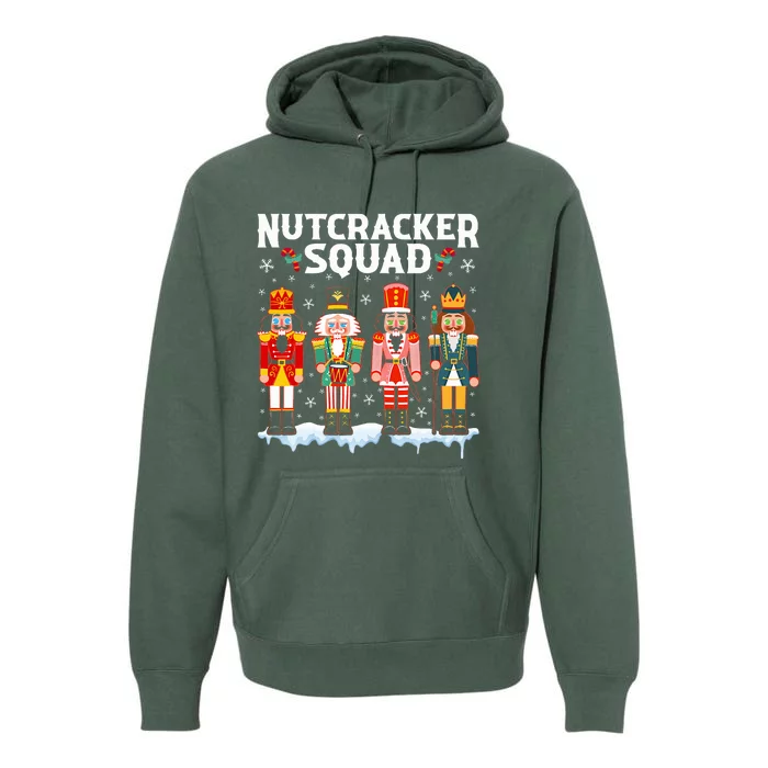 Nutcracker Squad Holiday Christmas Xmas pajama Premium Hoodie