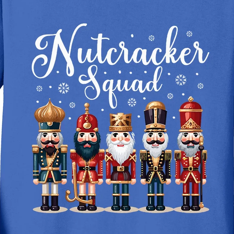 Nutcracker Squad Holiday Christmas Pajama Kids Long Sleeve Shirt