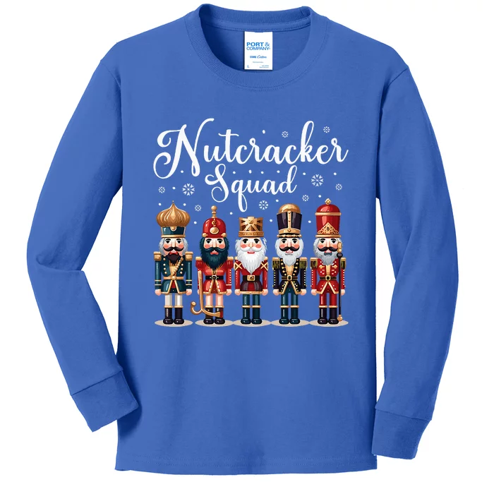 Nutcracker Squad Holiday Christmas Pajama Kids Long Sleeve Shirt