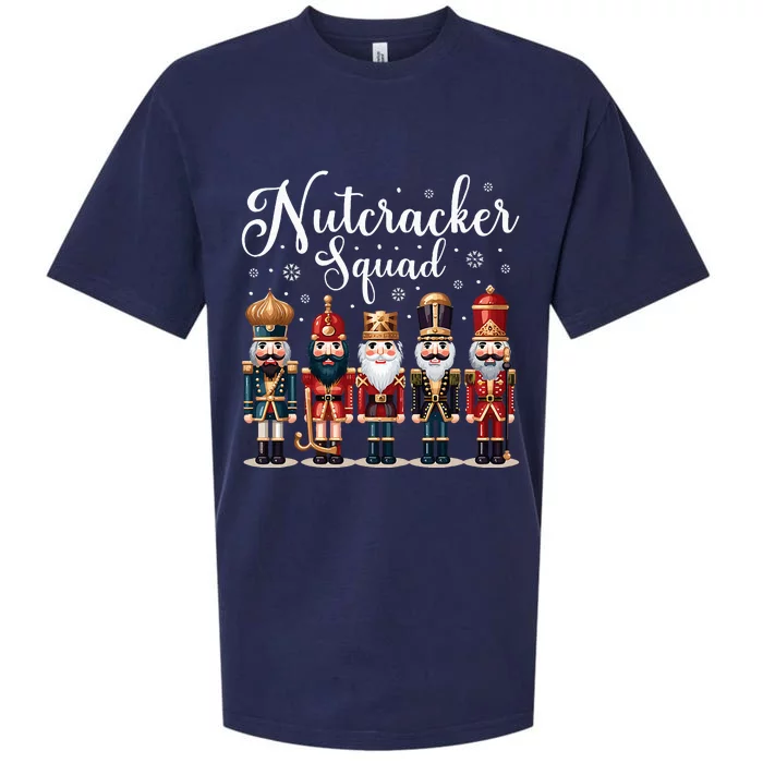 Nutcracker Squad Holiday Christmas Pajama Sueded Cloud Jersey T-Shirt