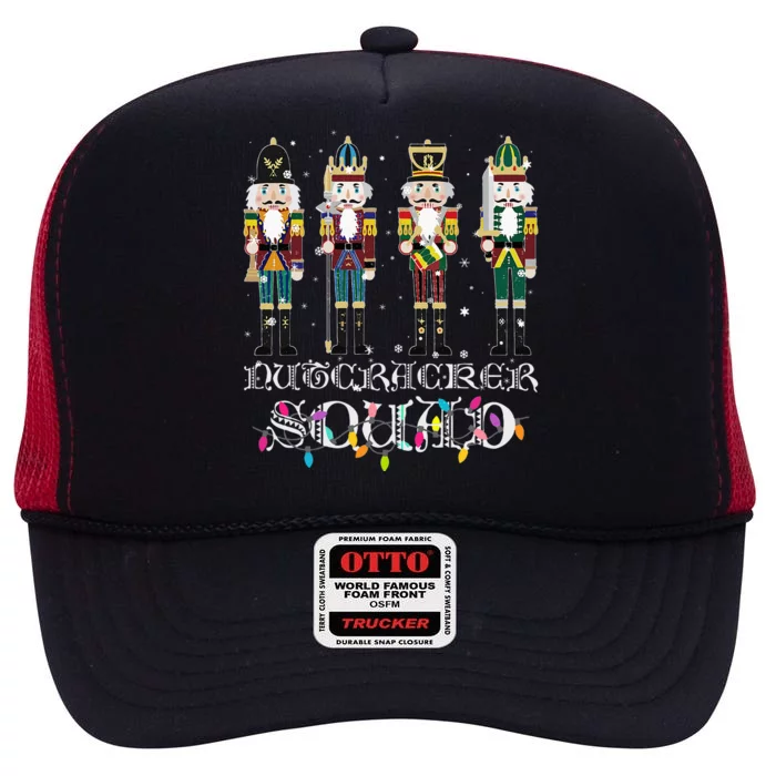 Nutcracker Squad Holiday Ballet Dance Christmas High Crown Mesh Trucker Hat