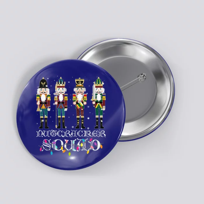 Nutcracker Squad Holiday Ballet Dance Christmas Button