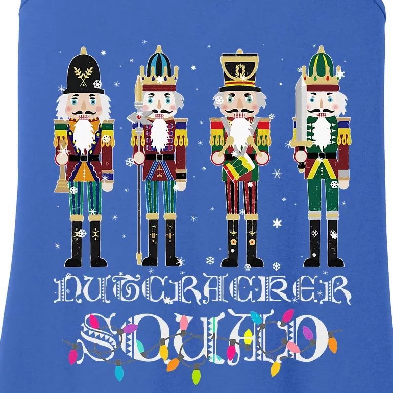 Nutcracker Squad Holiday Ballet Dance Christmas Ladies Essential Tank